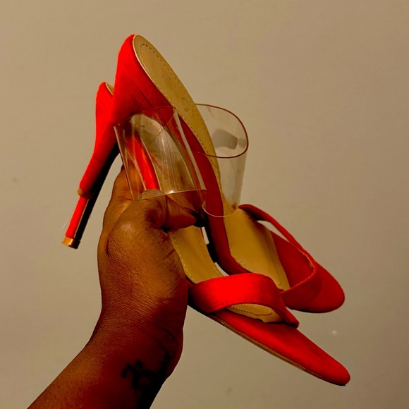 Rouge Red Sling Heel US 10 - Picture 3 of 3
